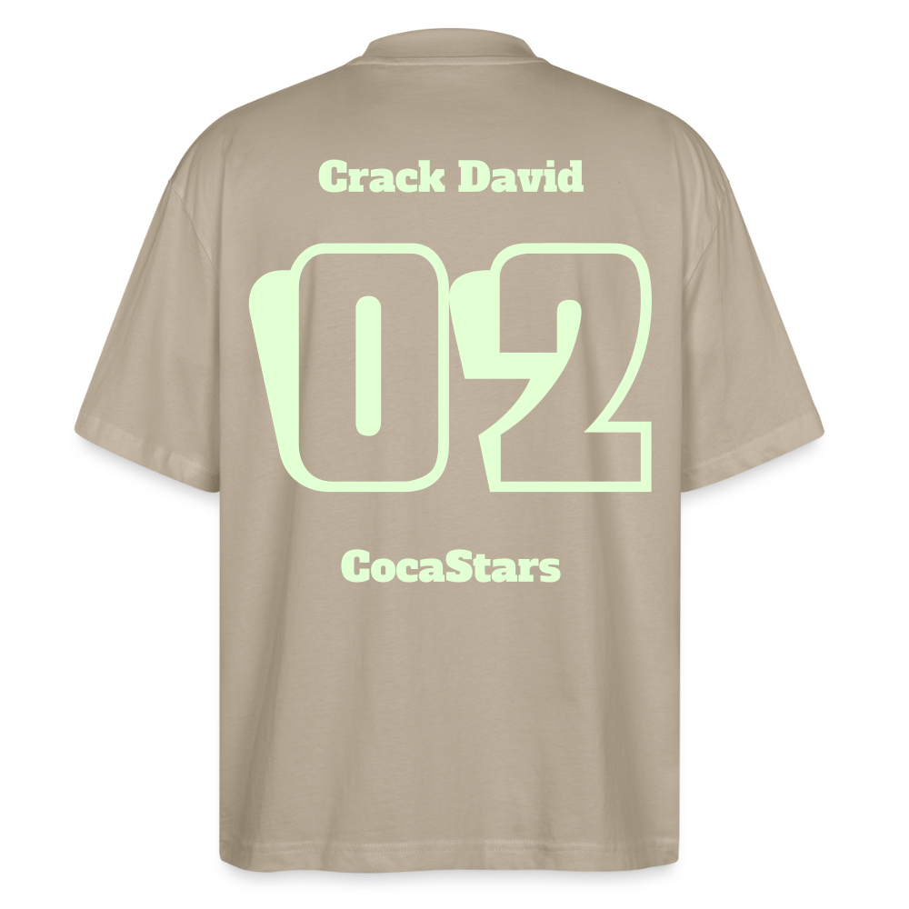 T-Shirt OS 200 g/m² - DTC - GLOWY_02DAVID - stone