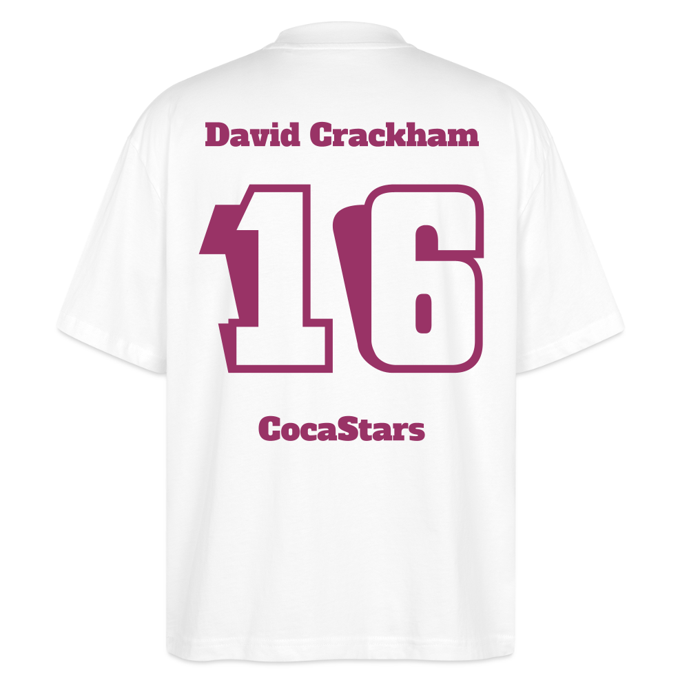 T-Shirt OS 200 g/m² - DTC - CHERRY_16CRACKHAM - white