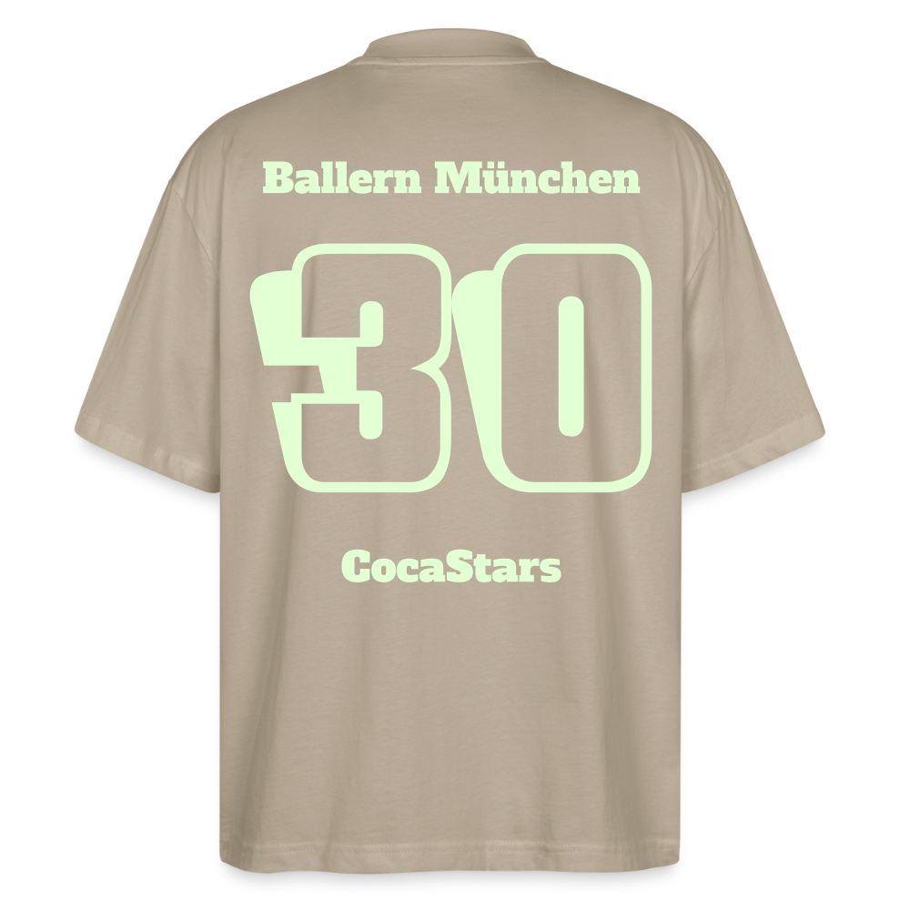 T-Shirt OS 200 g/m² - DTC - GLOWY_30MÜNCHEN - stone