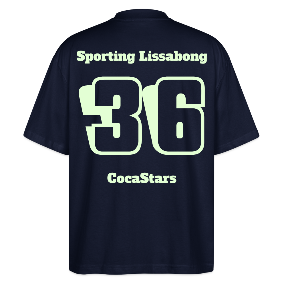 T-Shirt OS 200 g/m² - DTC - GLOWY_36LISSABONG - navy