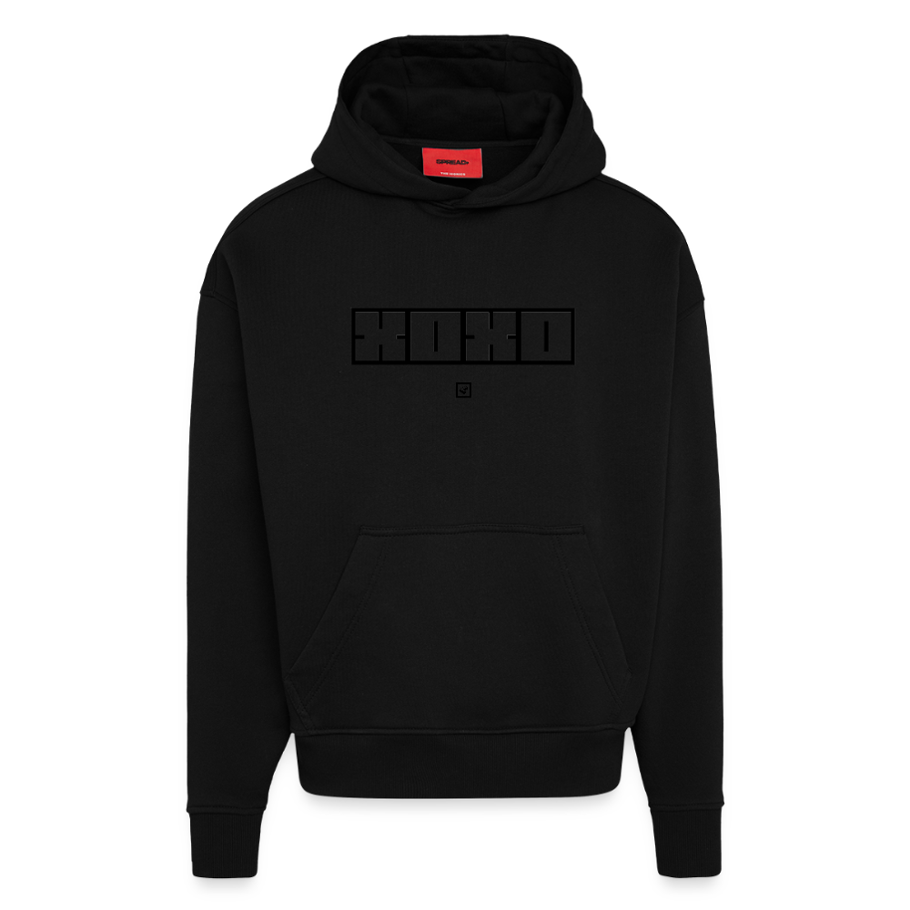 HOODIE US_BRUH - SOLID BLACK