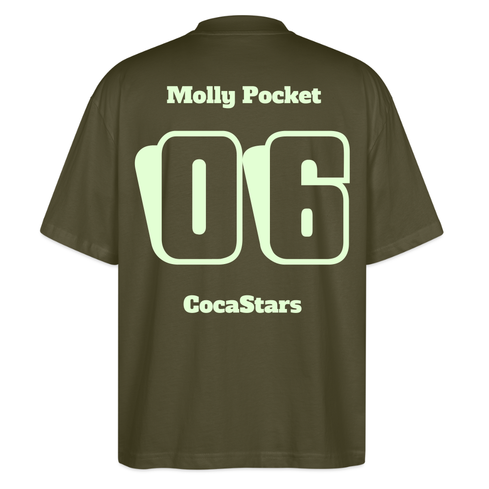 T-Shirt OS 200 g/m² - DTC - GLOWY_06MOLLY - khaki