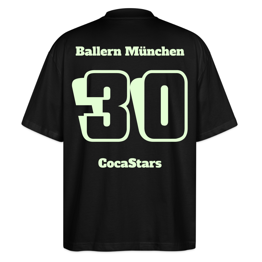 T-Shirt OS 200 g/m² - DTC - GLOWY_30MÜNCHEN - black