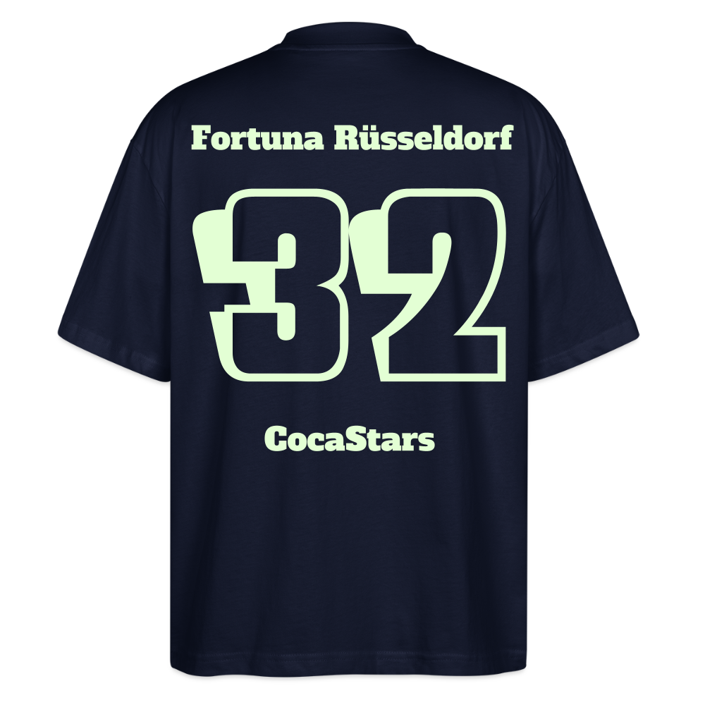 T-Shirt OS 200 g/m² - DTC - GLOWY_32RÜSSELDORF - navy