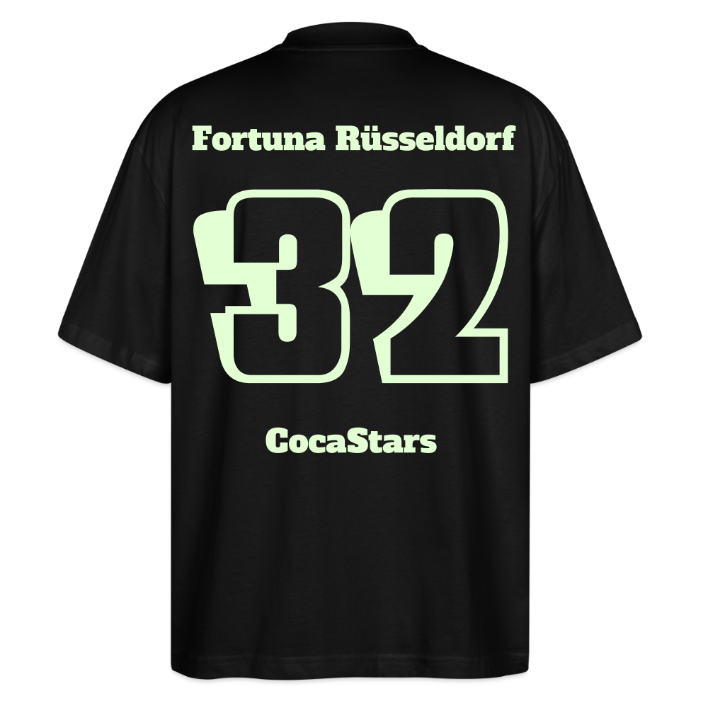 T-Shirt OS 200 g/m² - DTC - GLOWY_32RÜSSELDORF - black