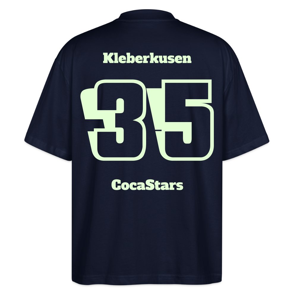 T-Shirt OS 200 g/m² - DTC - GLOWY_35KLEBERKUSEN - navy