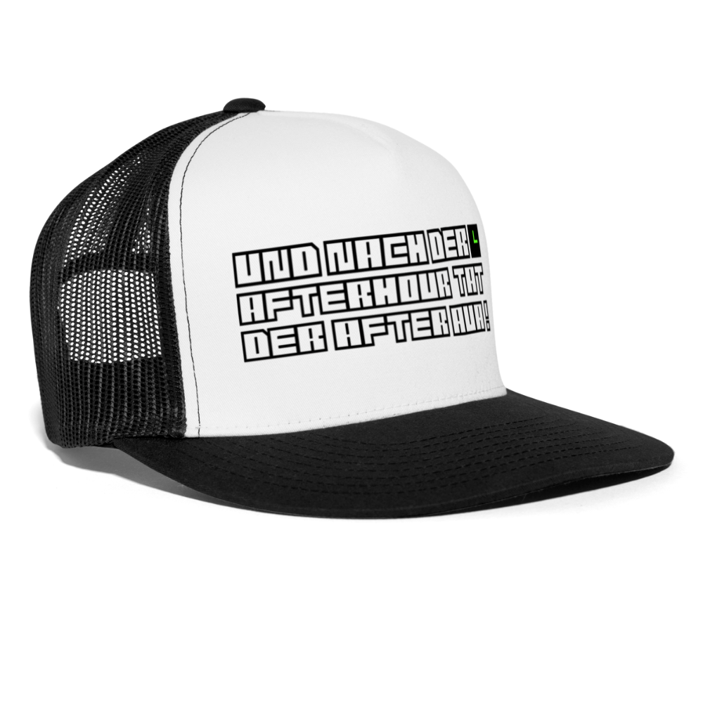 MeshCap - USC - "AFTERHOUR" - white/black