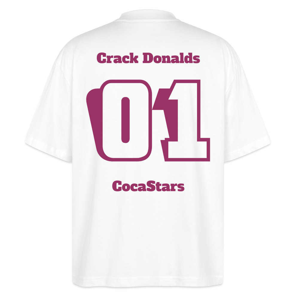 T-Shirt OS 200 g/m² CHERRY_01CRACK - white