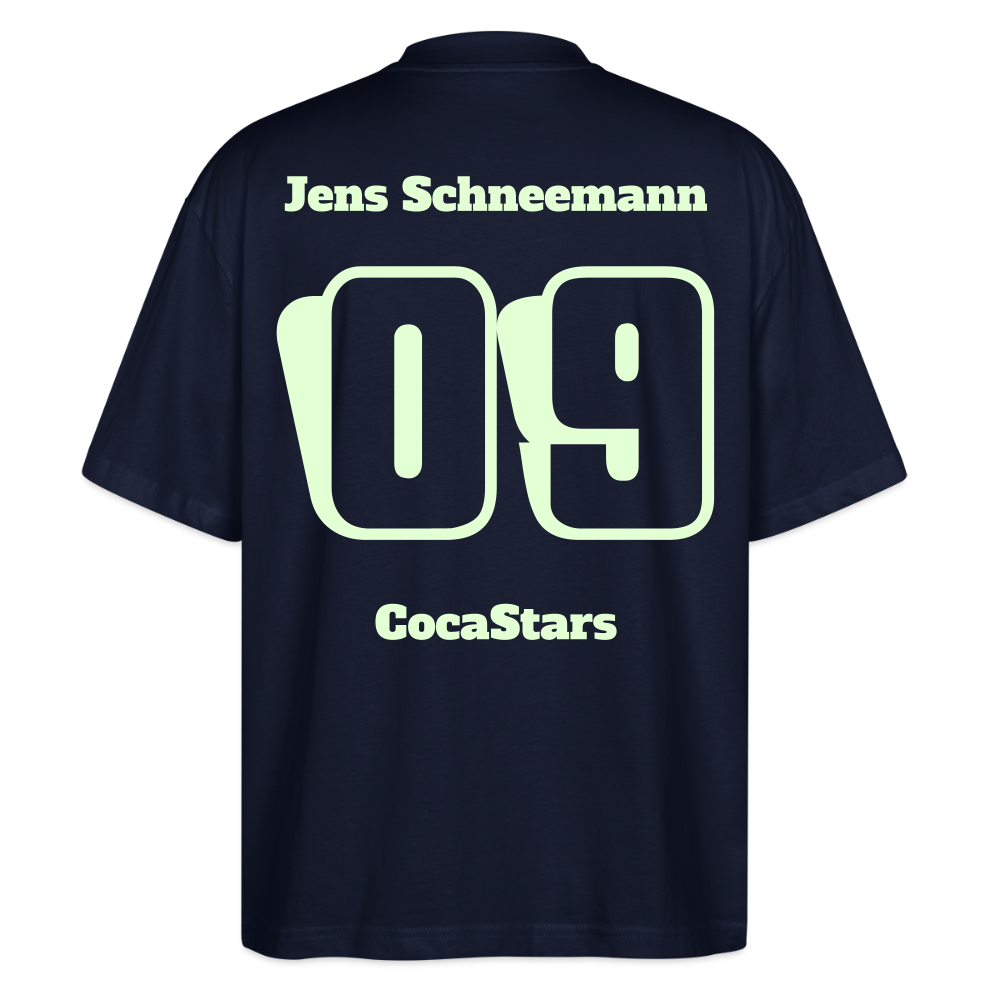 T-Shirt OS 200 g/m² - DTC - GLOWY_09JENS - navy
