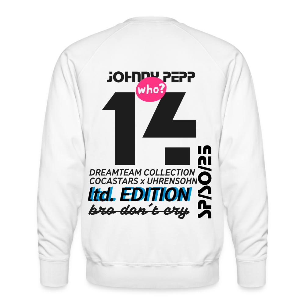 Men’s Premium Sweatshirt - DTW - 14JOHNNYPEPP14 - white