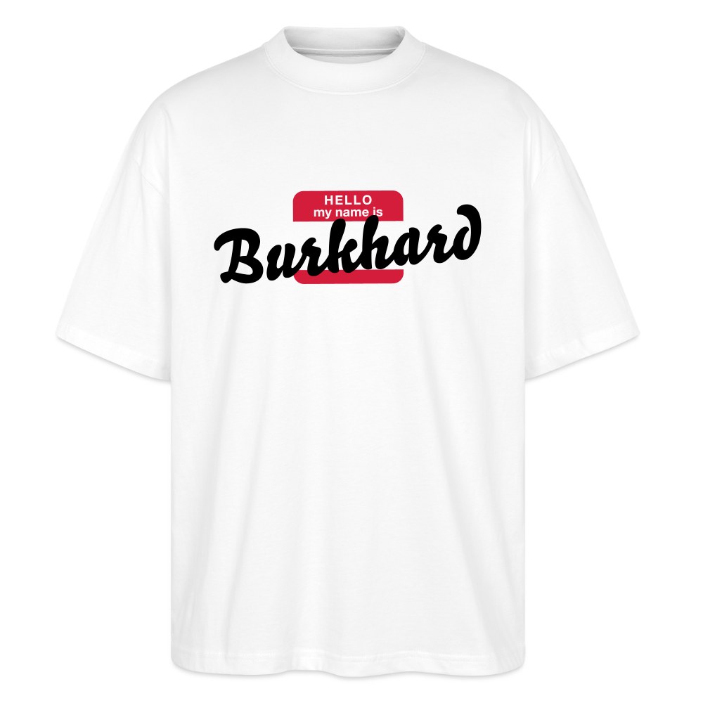 T-Shirt OS 200 g/m² - NAME - BRUDI_BURKHARD - white
