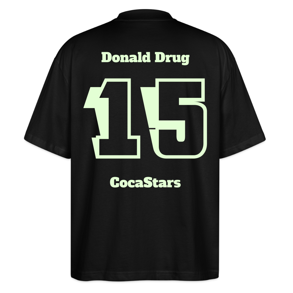 T-Shirt OS 200 g/m² - DTC - GLOWY_15DONALD - black