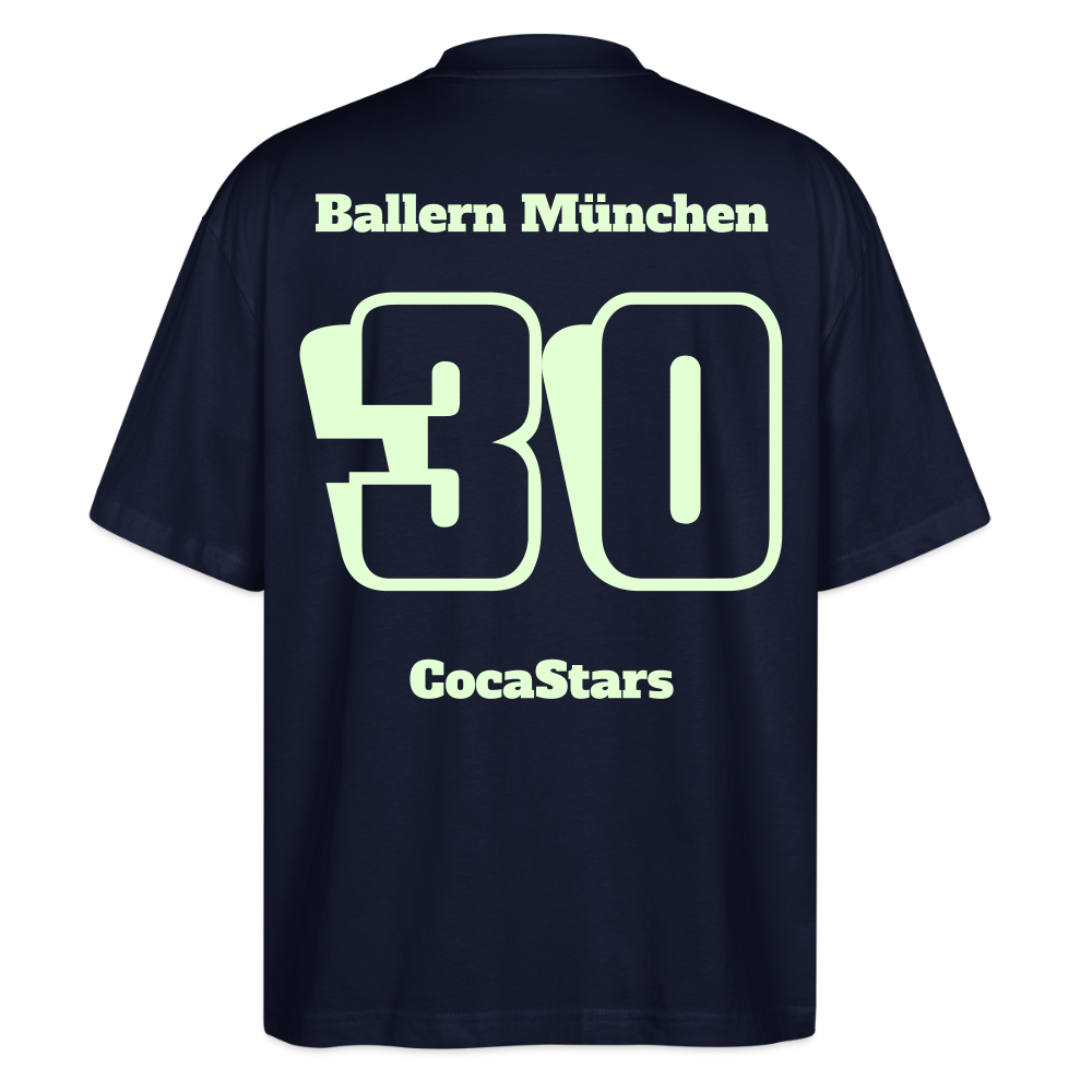 T-Shirt OS 200 g/m² - DTC - GLOWY_30MÜNCHEN - navy