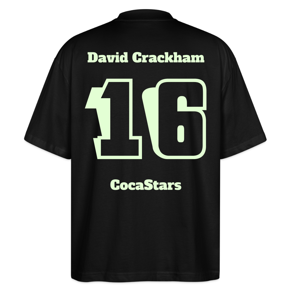 T-Shirt OS 200 g/m² - DTC - GLOWY_16CRACKHAM - black