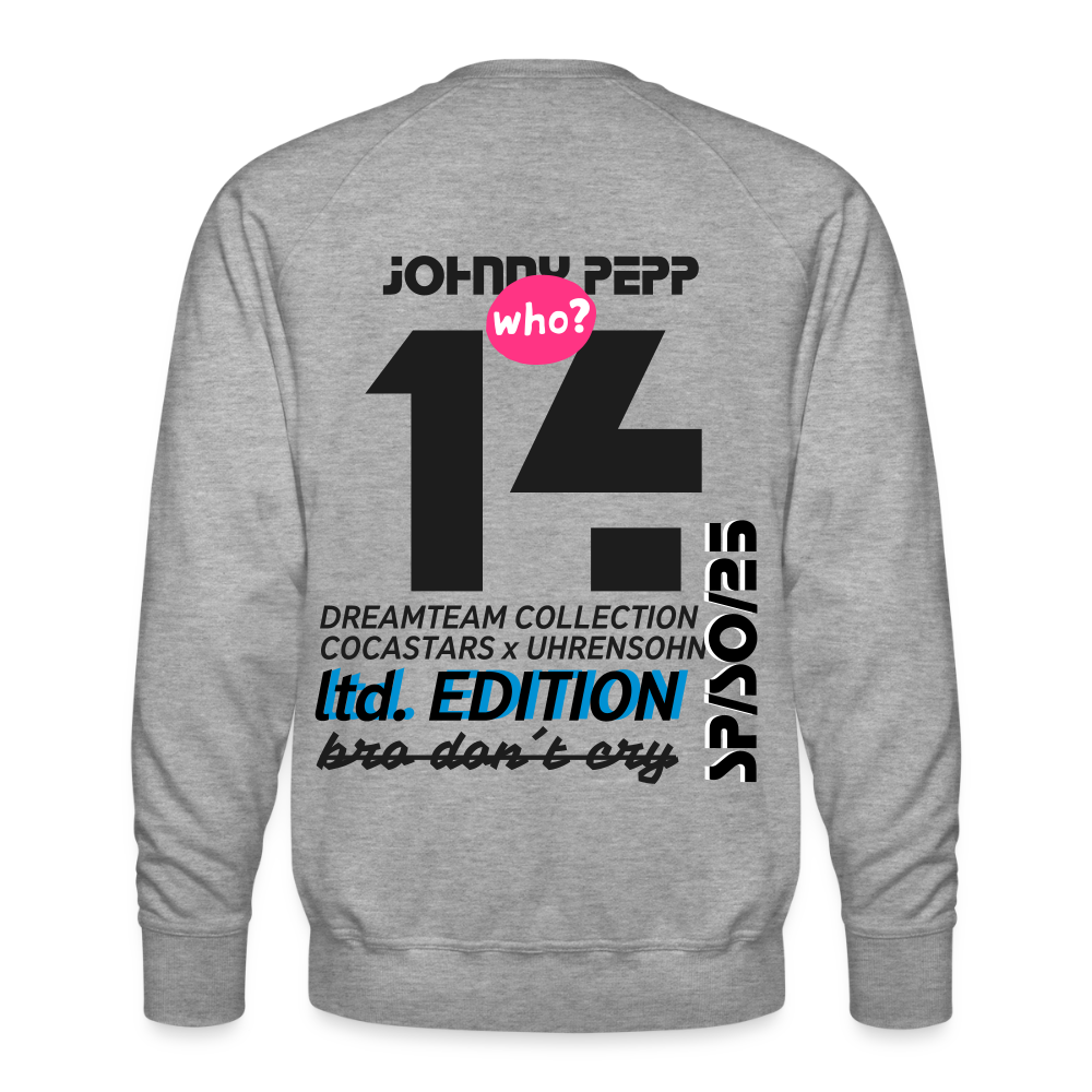 Men’s Premium Sweatshirt - DTW - 14JOHNNYPEPP14 - heather grey