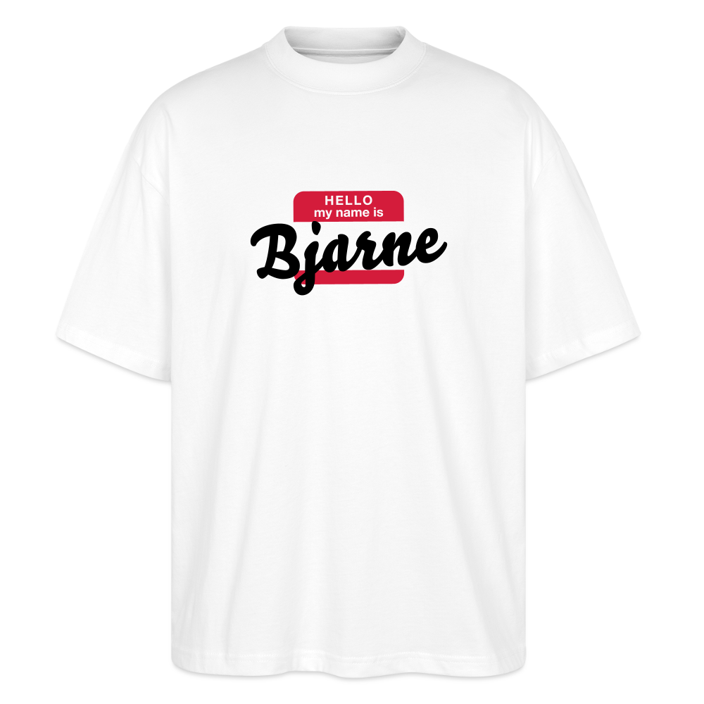 T-Shirt OS 200 g/m² - NAME - BRUDI_BJARNE - white