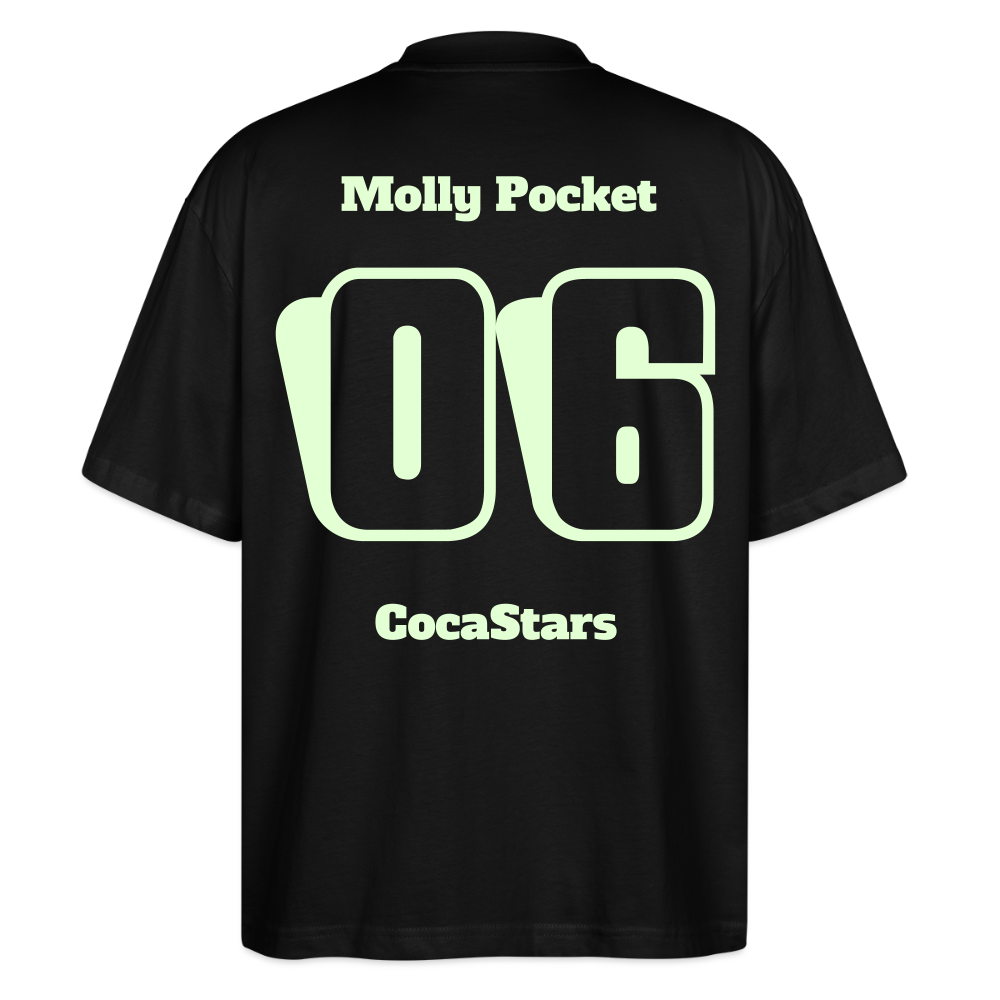 T-Shirt OS 200 g/m² - DTC - GLOWY_06MOLLY - black