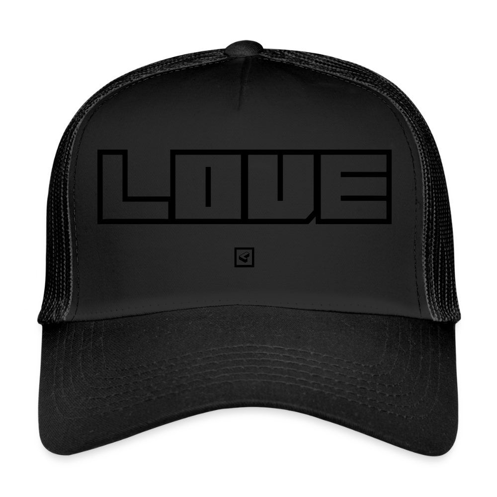 MESHCAP US_LOVE - black/black