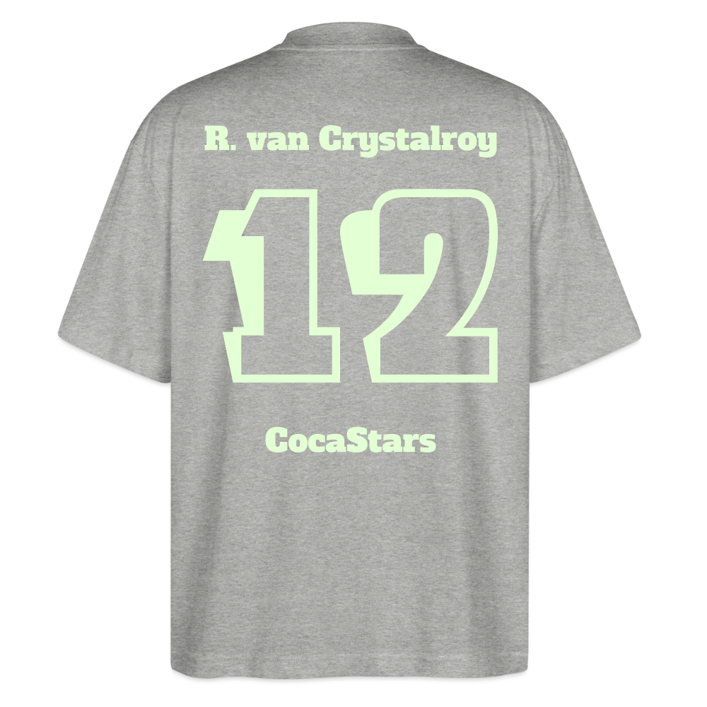 T-Shirt OS 200 g/m² - DTC - GLOWY_12CRYSTALROY - heather grey