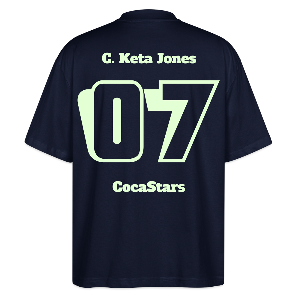 T-Shirt OS 200 g/m² - DTC - GLOWY_07CKJ - navy