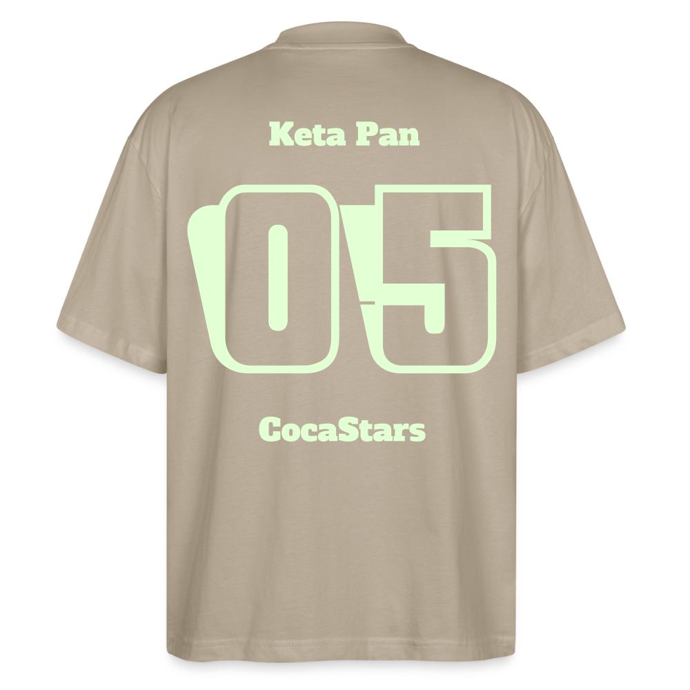 T-Shirt OS 200 g/m² - DTC - GLOWY_05KETA - stone