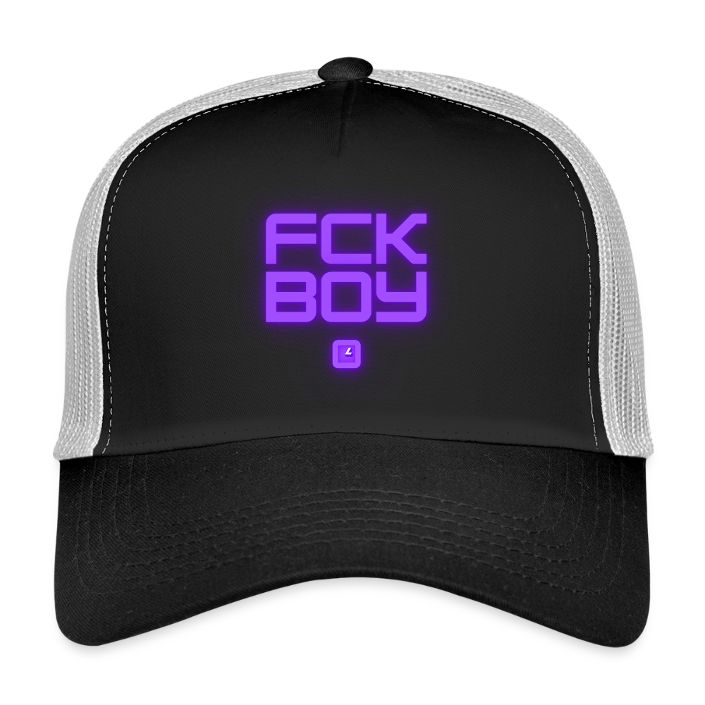 MESHCAP WMC_FCKBOY - black/stone grey