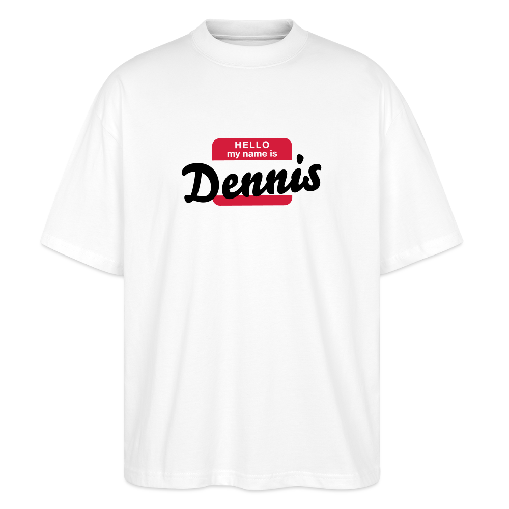 T-Shirt OS 200 g/m² - NAME - BRUDI_PADDLE_DENNIS - white