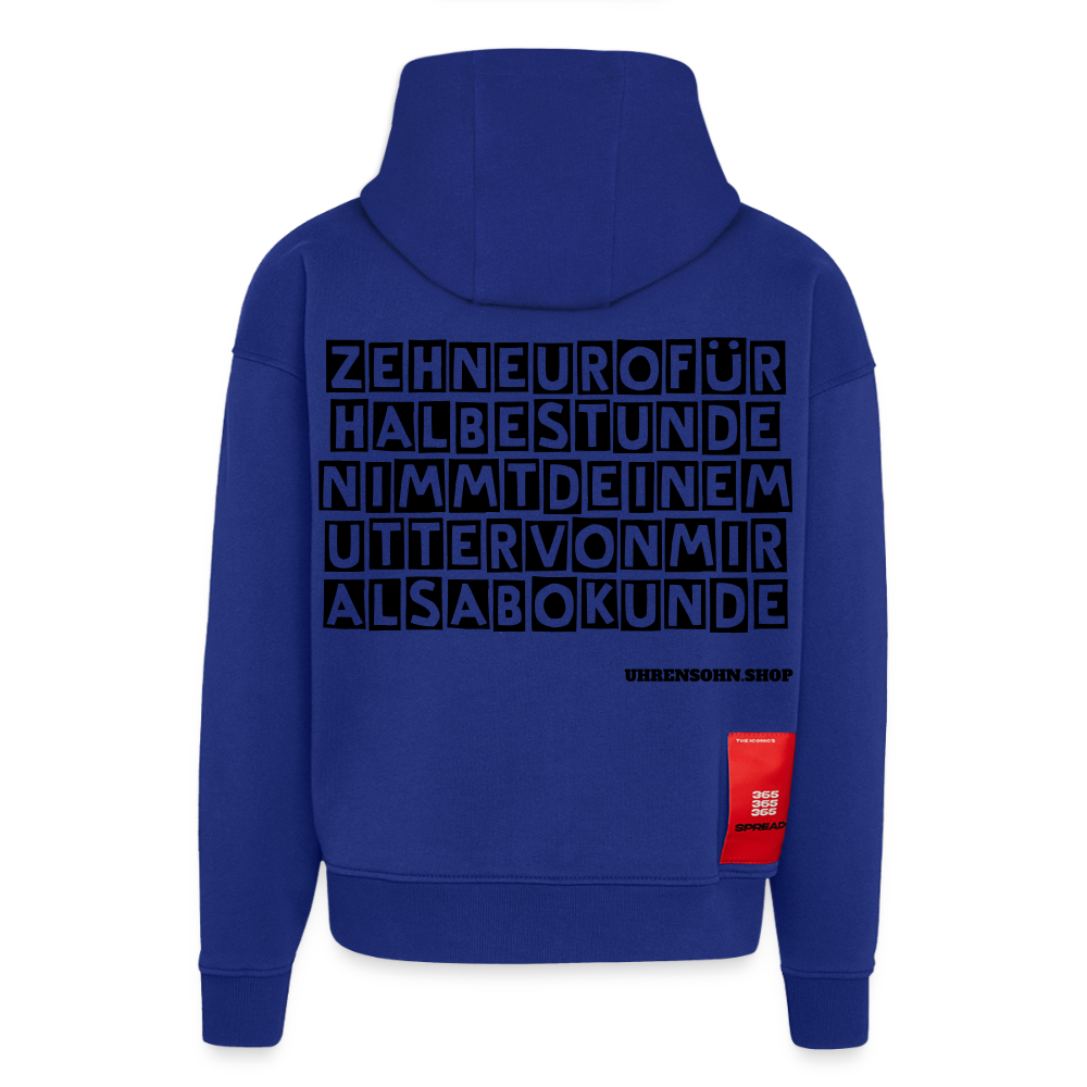 HOODIE B/WHO?MORE3 - Iconic Blue