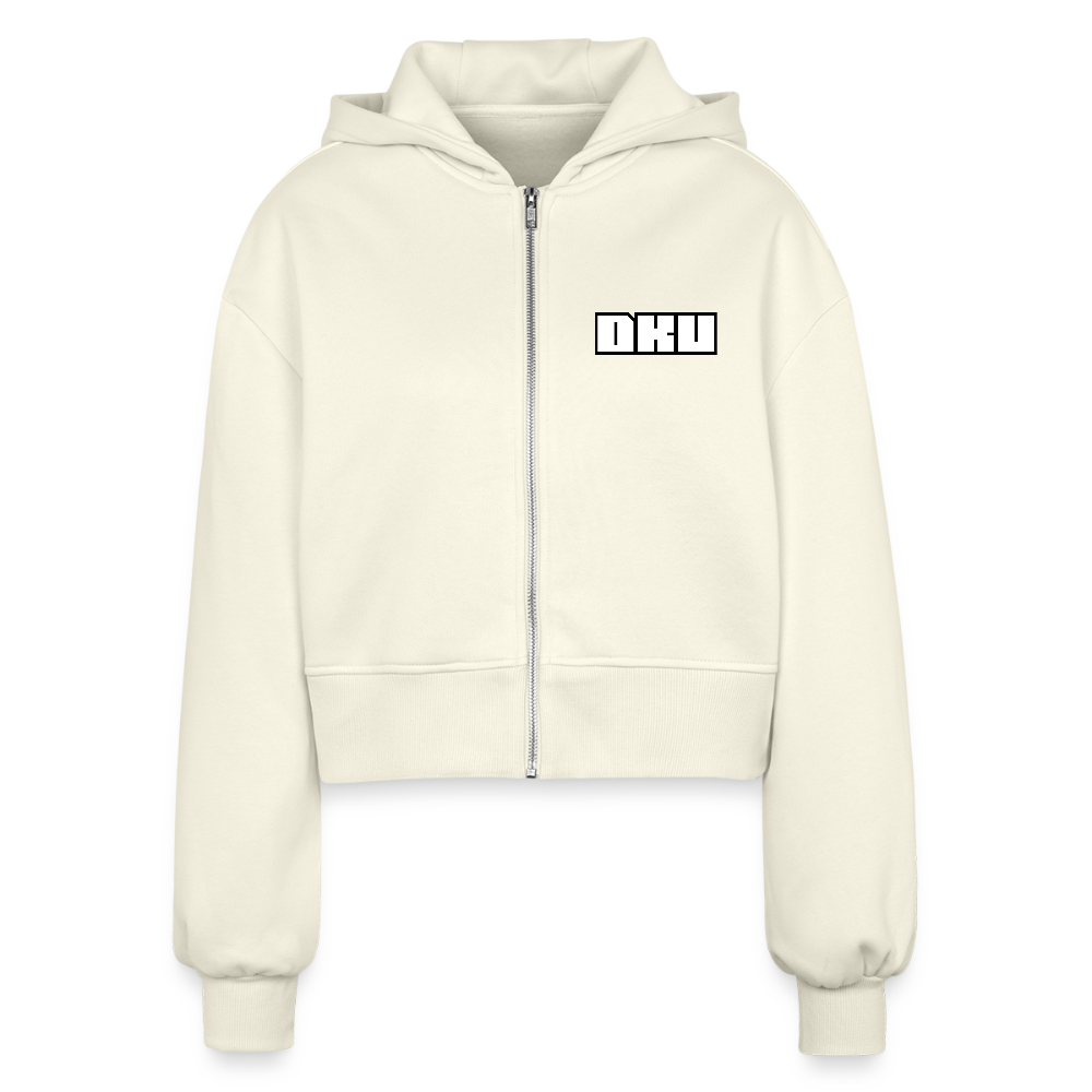 W.O. Cropped Hooded Jacket - DKU - nature