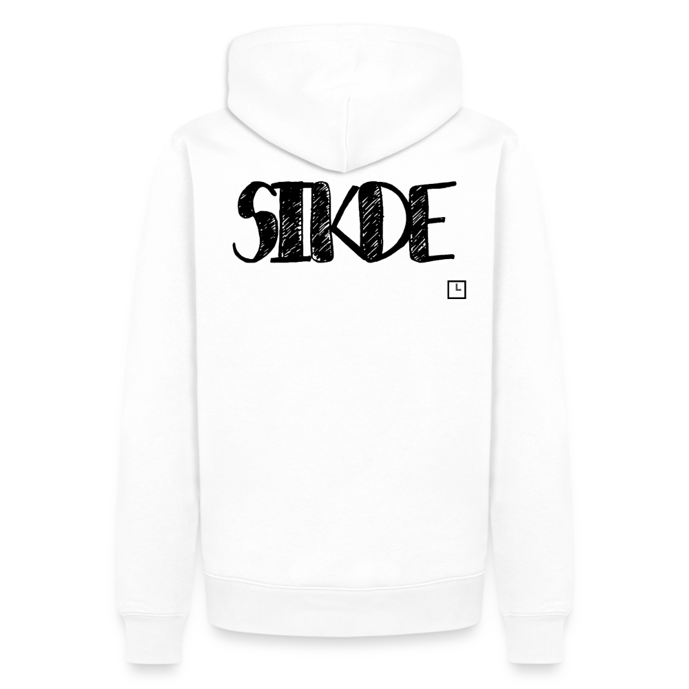 HOODIE SIKDE - white
