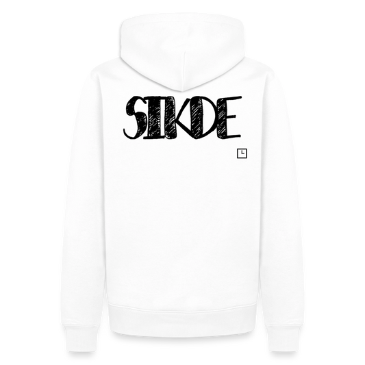 HOODIE SIKDE - white