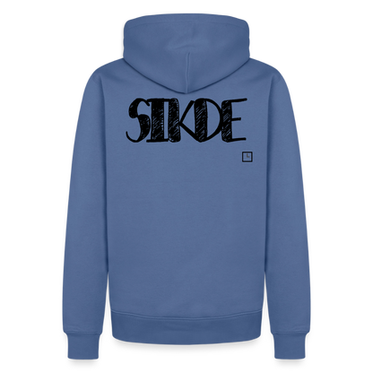 HOODIE SIKDE - stone blue