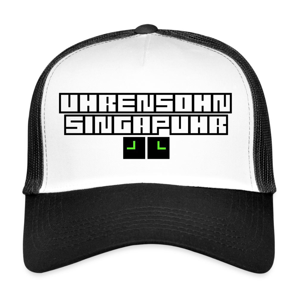 MeshCap - USC - "SINGAPUHR" - white/black