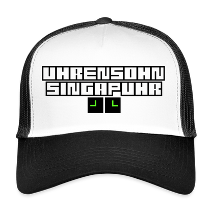 MeshCap - USC - "SINGAPUHR" - white/black