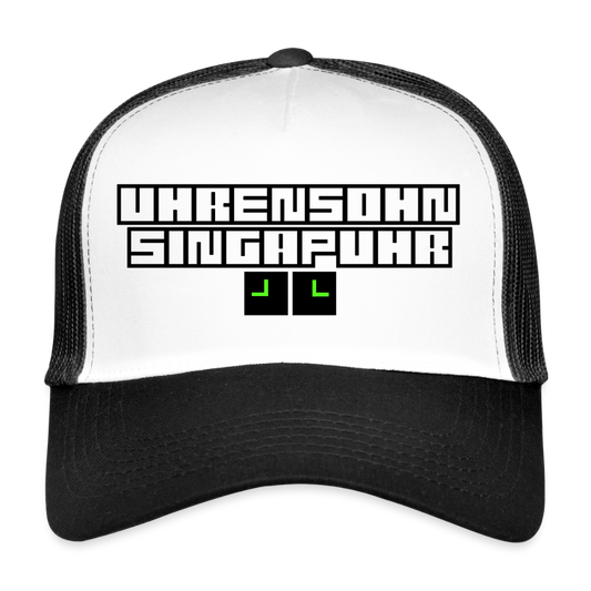 MeshCap - USC - "SINGAPUHR" - white/black