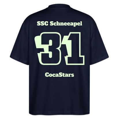 T-Shirt OS 200 g/m² - DTC - GLOWY_31SCHNEEAPEL - navy
