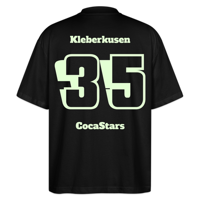 T-Shirt OS 200 g/m² - DTC - GLOWY_35KLEBERKUSEN - black