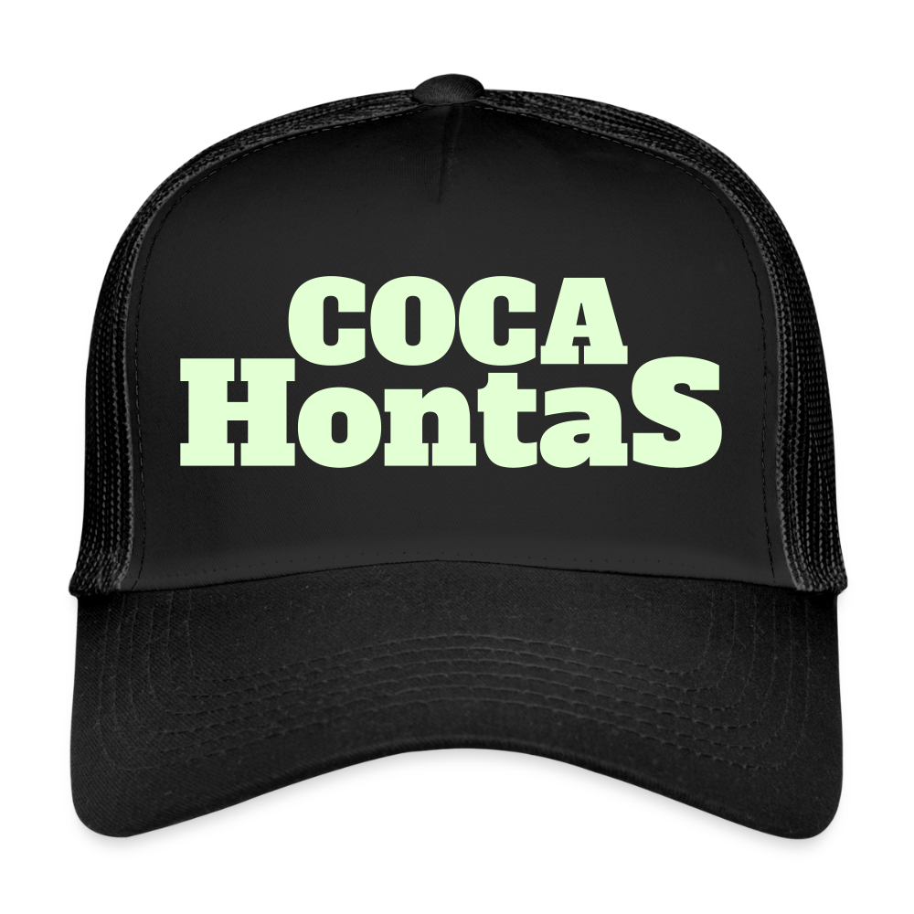 MESHCAP - UNISEX - DTC GLOWY_03HONTAS - black/black
