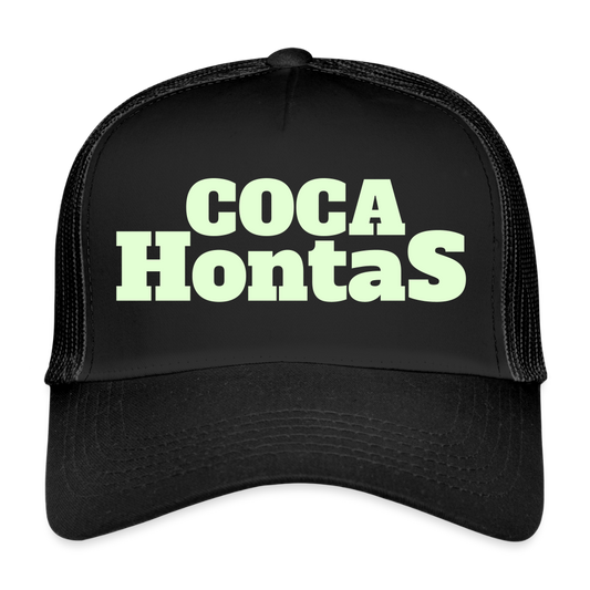MESHCAP - UNISEX - DTC GLOWY_03HONTAS - black/black