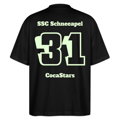 T-Shirt OS 200 g/m² - DTC - GLOWY_31SCHNEEAPEL - black