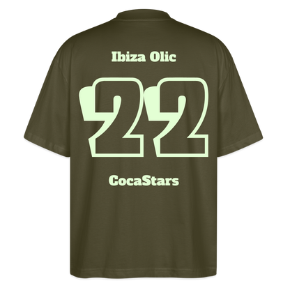 T-Shirt OS 200 g/m² - DTC - GLOWY_22IBIZA - khaki