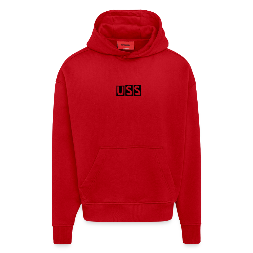HOODIE B/WHO?MORE3 - red