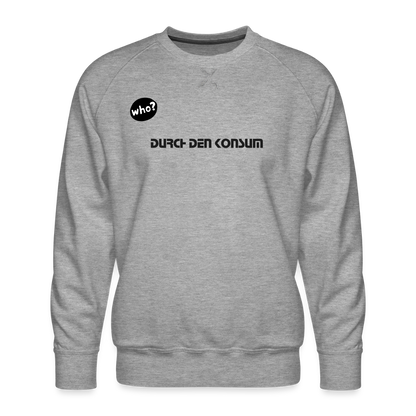 Men’s Premium Sweatshirt - DTW - 29DURCHDENKONSUM29 - heather grey
