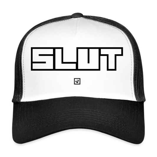 MESHCAP US_SLUT - white/black