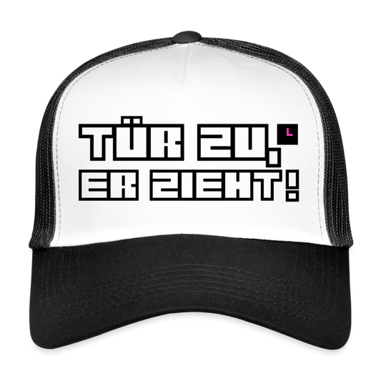 MeshCap - USC - "ER ZIEHT!" - white/black