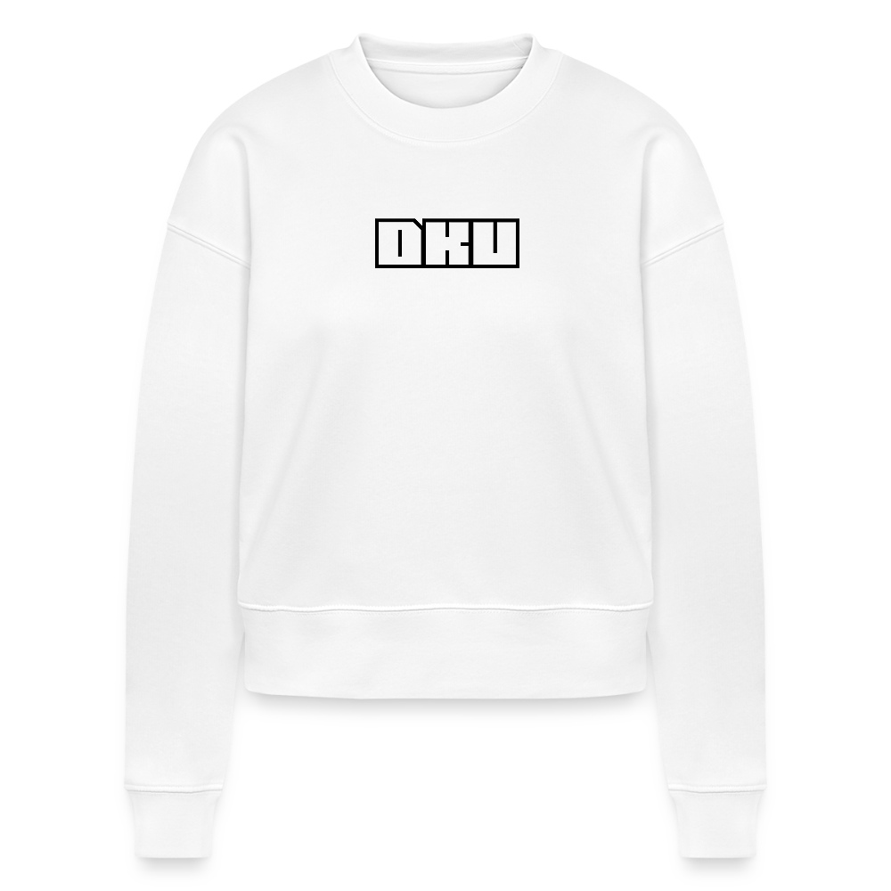 W.O. Cropped Sweatshirt - DKU - white