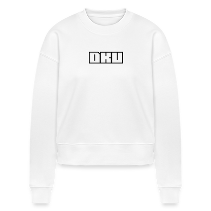 W.O. Cropped Sweatshirt - DKU - white