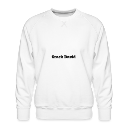 M.P. Sweatshirt - DT - 02CrackDavid - white