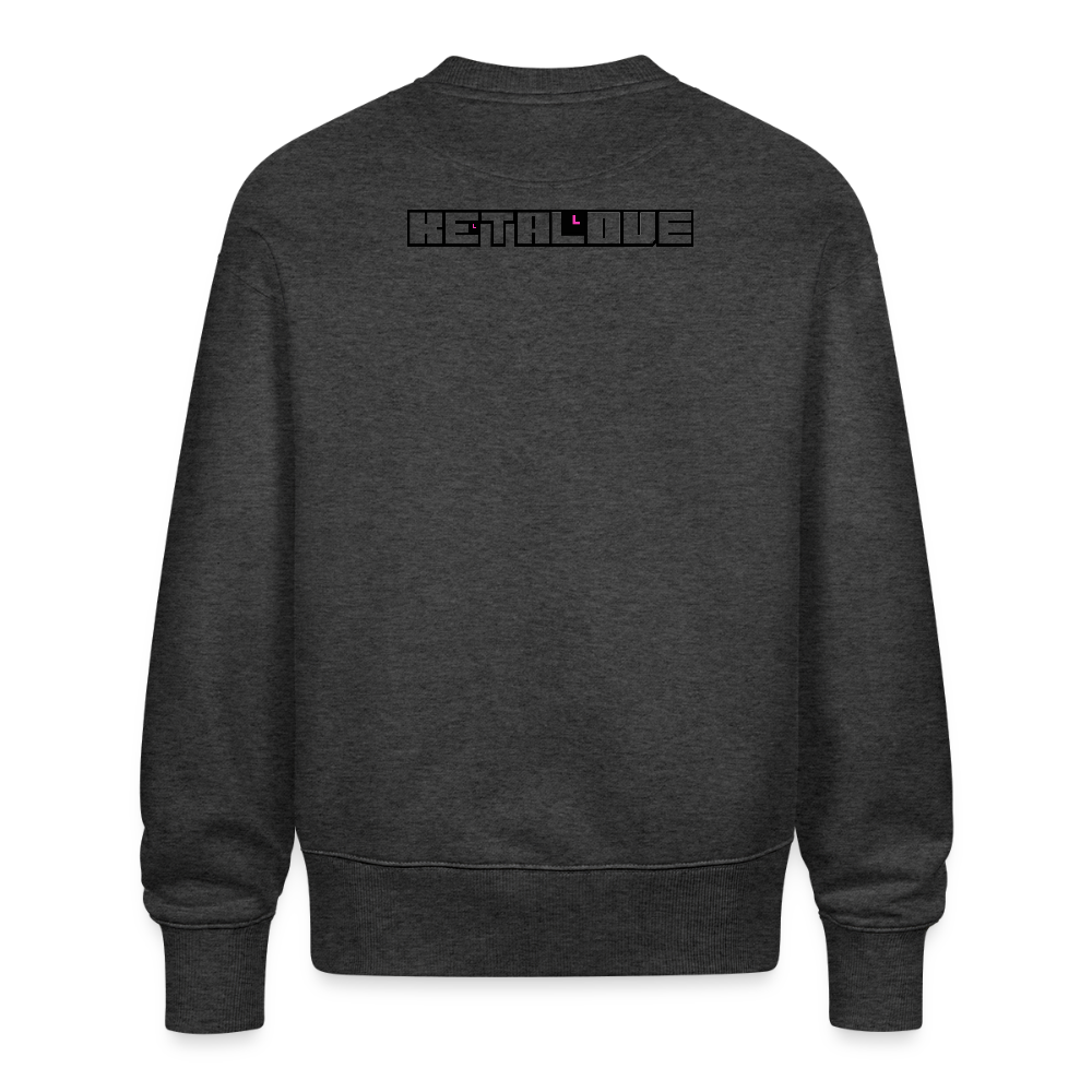 Unisex OS Organic Sweatshirt 350 g/m² - USC_KETALOVE - dark heather grey