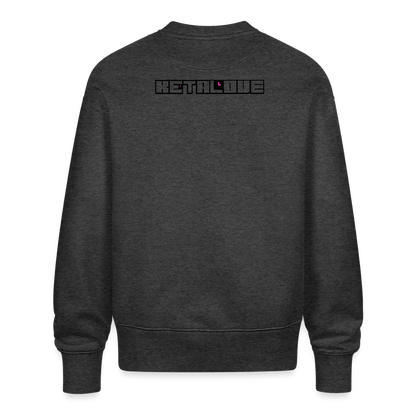 Unisex OS Organic Sweatshirt 350 g/m² - USC_KETALOVE - dark heather grey